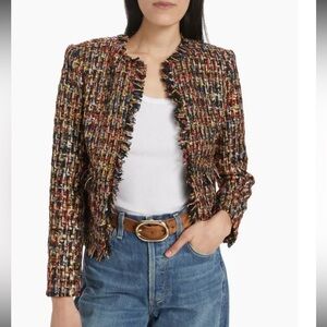 L'AGENCE Multicolor Tweed Blazers